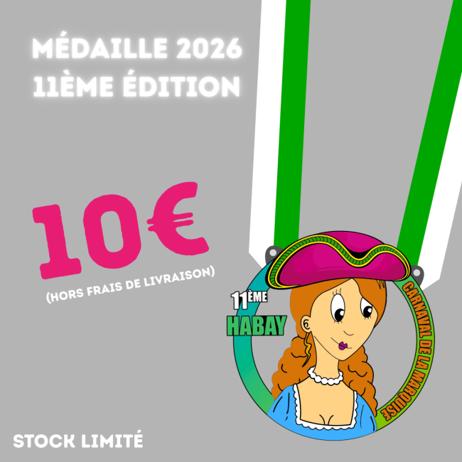 Médaille Carnaval de la Marquise Habay - 11ème édition